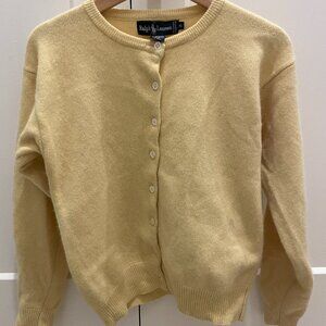 Ralph Lauren Buttercup Yellow Cardigan